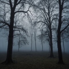 The Window in the Fog &ndash; On misty mornings, a perfect square of clear air appears, like a window showing another season, another time.