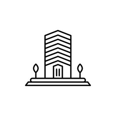 Building icon vector graphics