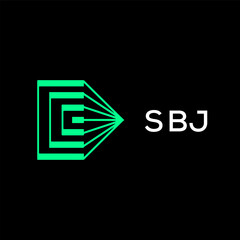 SBJ LOGO DESIGN VECTOR TEMPLATE