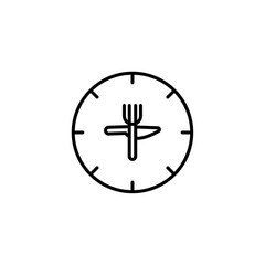 Lunchtime icon vector graphics