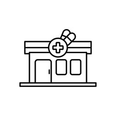 Pharmacy icon vector graphics