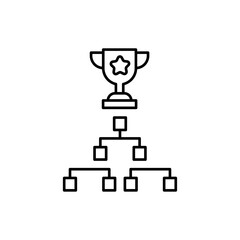 Tournament icon vector graphics