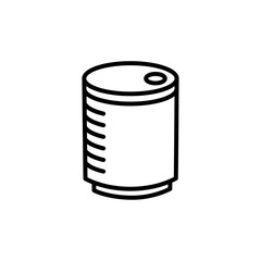Tin can icon vector graphics
