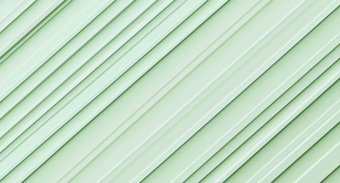 Angled light green panels create a modern abstract background with subtle shadows and textures