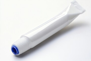 Isolated Adhesive Glue Tube on Crisp White Background for Crafting and Repairing Projects