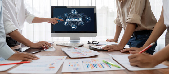 Compliance system for brisk online corporate business to meet quality standard