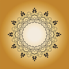 Creative luxury mandala background