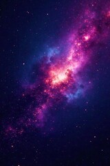 Stunning galaxy background with vibrant stars and nebulas against a black space , nebulae, galaxy background