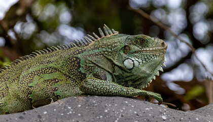 Obraz premium Iguana