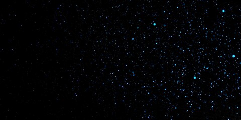 A textured background of blue glitter sparkle on black 