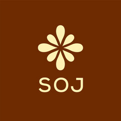 SOJ LOGO DESIGN VECTOR TEMPLATE