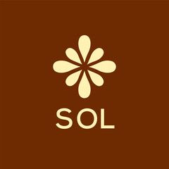 SOL LOGO DESIGN VECTOR TEMPLATE