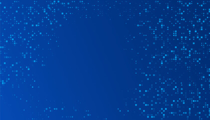 Blue abstract pixel background for business design. vector illustration