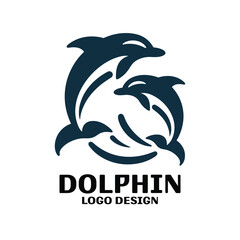  Dolphin Vector Logo Design