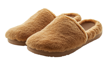 Cozy comfort awaits with these fluffy slippers promising warm relaxed evenings perfect for unwinding after a long day against a dark simple background.