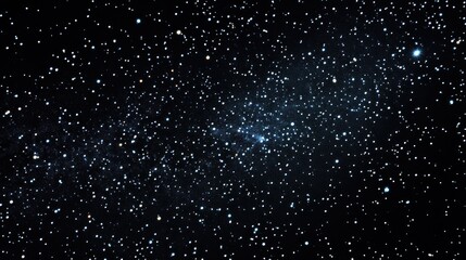 A vast dark night sky filled with numerous twinkling stars