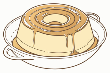 7 Creamy caramel swirl, overhead view, white ceramic bowl, smooth texture, golden honey color, glossy surface, minimalist food photography, high contrast, circular pattern, rich dessert topping, studi