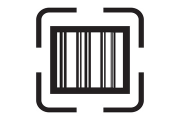 scan qr code icon scanning code sign. code scanner icon. barcode icons