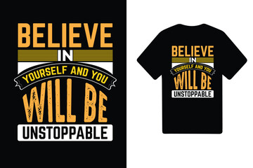 Motivational Quote T-Shirt Design | Inspirational Typography Tee