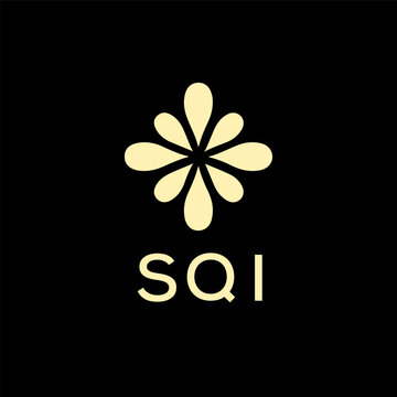SQI creative minimalist letter logo.