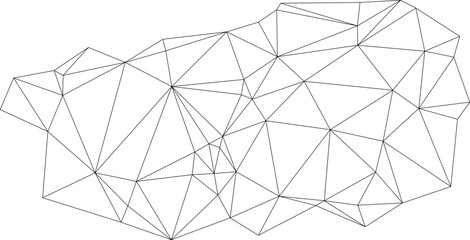 Obraz premium Abstract Trisngle Grid