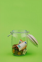 Sparen ins Glas