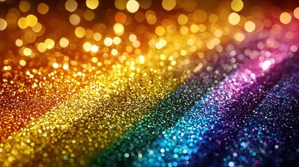 Rainbow glitter background