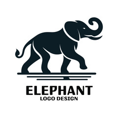 Obraz premium Elephant Vector Logo Design