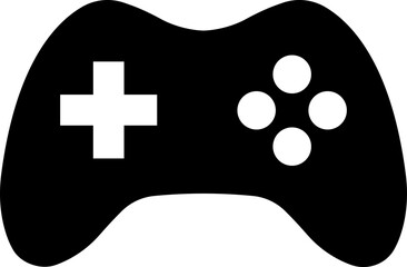 Game console icon sign symbol, controller, icon in flat. isolated on transparent background © AbdulJabbar