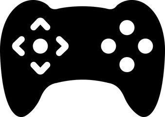 Game console icon sign symbol, controller, icon in flat. isolated on transparent background