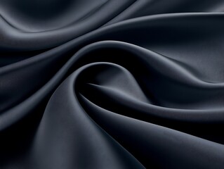 Fototapeta premium Dark Silk Drape for Elegant Fabric Texture.