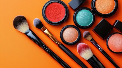 Makeup Products and Brushes