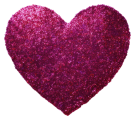 PNG Heart shaped glitter white background celebration creativity.
