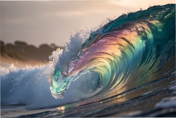 water splash in the sea fluid, a beautiful water splash fluid