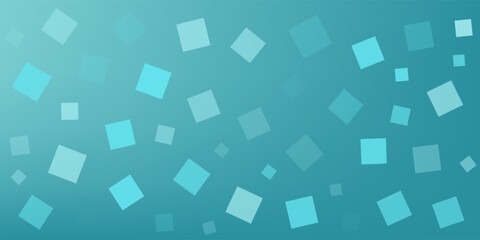 Geometric blue background material composed of squares and lines