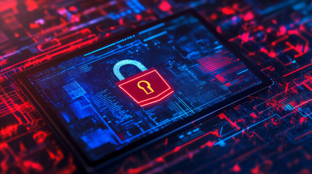 SSL, secure certificate of website banner. Concept of safety internet technology, data encryption protocol. Vector cartoon illustration with browser on computer screen, shield with tick and padlock