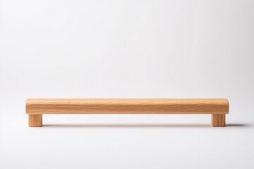 Minimalist wooden bar showcases simplicity and natural elegance