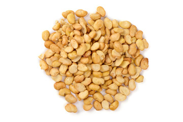 Dried Beans, isolated on white background.