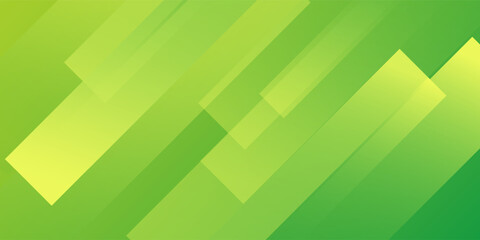 Obraz premium Minimal green geometric background. Dynamic shapes composition. Eps10