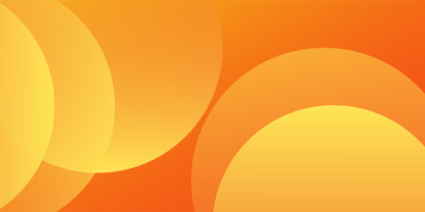 Abstract orange and yellow geometric background. Dynamic shapes composition. Cool background design for posters. Vector illustration