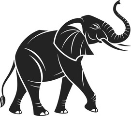 Obraz premium elephant cartoon isolated on white