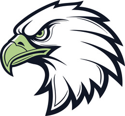 eagle head vector