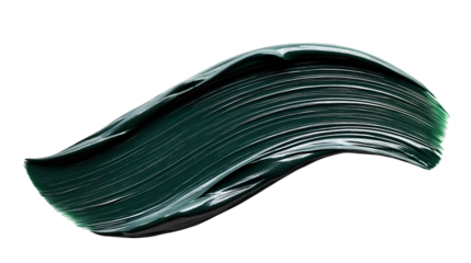 Brush Stroke PNG file transparent background – Forest green flat brush stroke with a deep lush matte texture