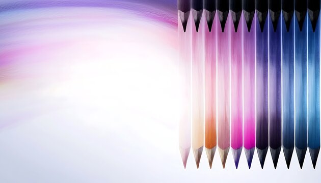 Colorful Pencils for Abstract Background. - Powered by Adobe