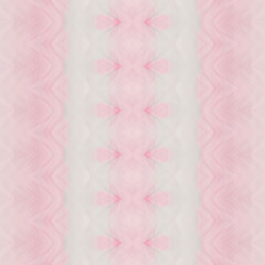 Fototapeta premium Water Color Bohemian Pattern. Abstract Watercolor Stroke Pattern Seamless Stripe Ikat Batik. Abstract Dyed Wave. Pink Color Bohemian Brush. Tribal Geometric Batik. Water Colour Geometric Pattern.