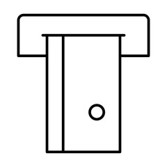 atm line icon