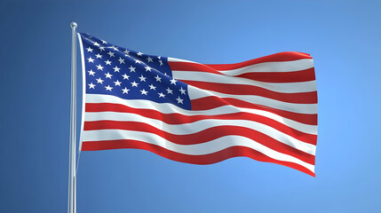 Obraz premium High-Resolution Image of the United States Flag