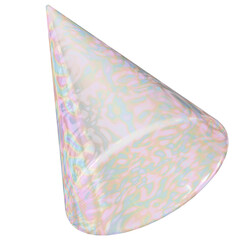 Iridescent Cone Shape