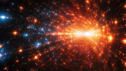 Cosmic Tunnel: A Journey Through the Nebula's Heart