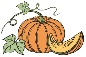 41 Orange pumpkins, realistic, detailed texture, vibrant color, fall harvest, studio lighting, white background, high resolution, macro photography, symmetrical composition, Halloween decor, Thanksgiv